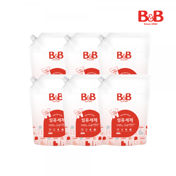 메디앙스 공식몰 아이맘,[1600ml리필증정] 비앤비 섬유세제 1500ml(리필)X6개