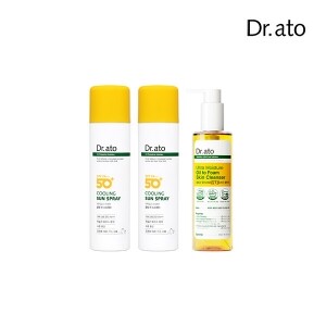 닥터아토 쿨링 선 스프레이 150mlX2개+울트라 모이스춰오일투폼스킨클렌저 250ml