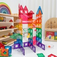 맥킹덤 롤러코스터 자석 블럭 교구 104PCS