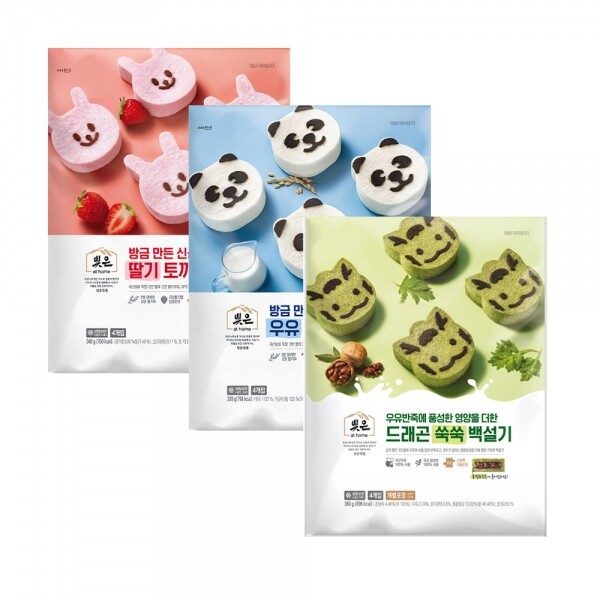 메디앙스 공식몰 아이맘,빚은 우리아이 동물 모양 토끼/드래곤/팬더 백설기 2봉 외 골라담기