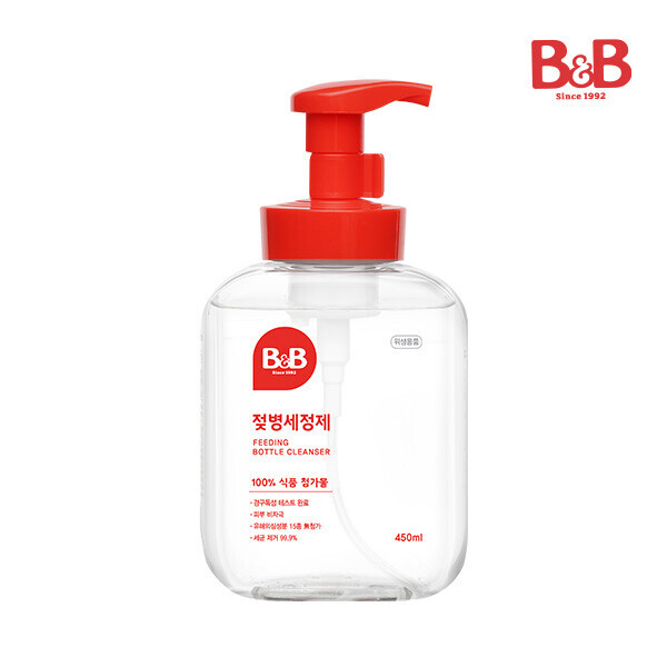 아이맘(메디앙스 공식몰),비앤비 RE젖병세정제(거품)450ml(용기)