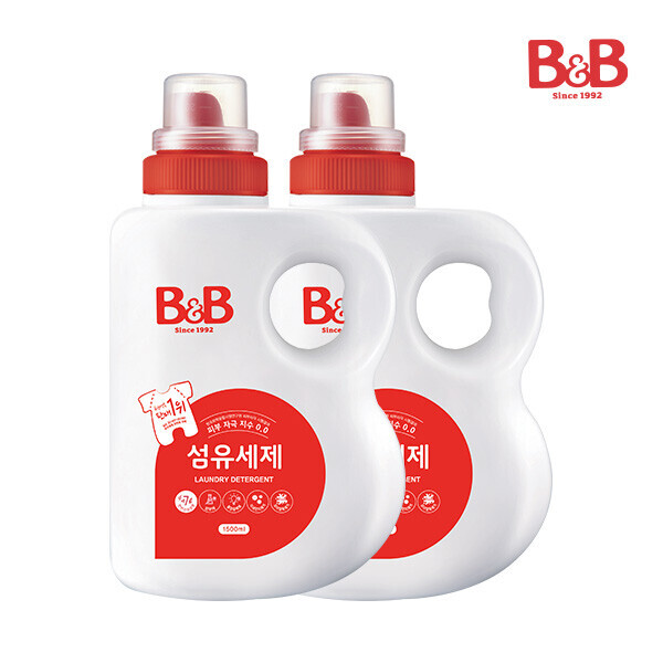 아이맘(메디앙스 공식몰),비앤비 섬유세제 1500ml(용기)X2개입