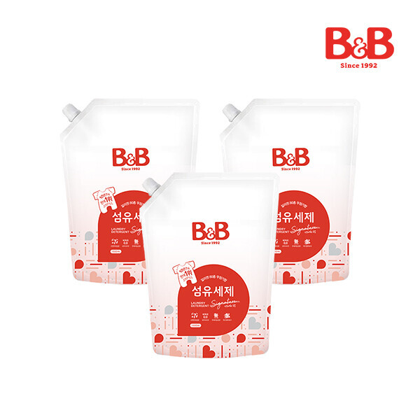 메디앙스 공식몰 아이맘,[리뉴얼] 비앤비 섬유세제 1500ml (리필)X3개입