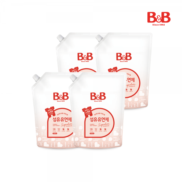 메디앙스 공식몰 아이맘,[리뉴얼] 비앤비 섬유유연제(자스민) 1500ml(리필)X4개입