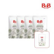 [800ml리필증정] 비앤비 비건젖병&식기세정제500ml(리필)X4개