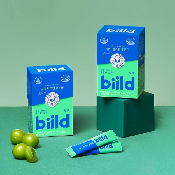 메디앙스 공식몰 아이맘,biild 빌드 면역앤 유산균 30포, 2gX1개
