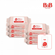 [800ml세제증정] 비앤비 자몽식초를담은 유아용품 세정티슈 60매*6팩