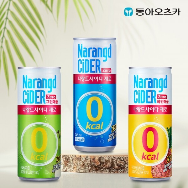 메디앙스 공식몰 아이맘,[동아오츠카]나랑드사이다 245ml CAN 3종 1박스(총30입)