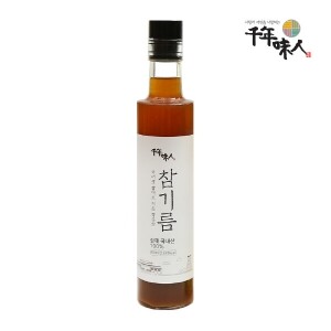 [천년미인] 100% 국내산 참깨 저온착유 참기름 180ml